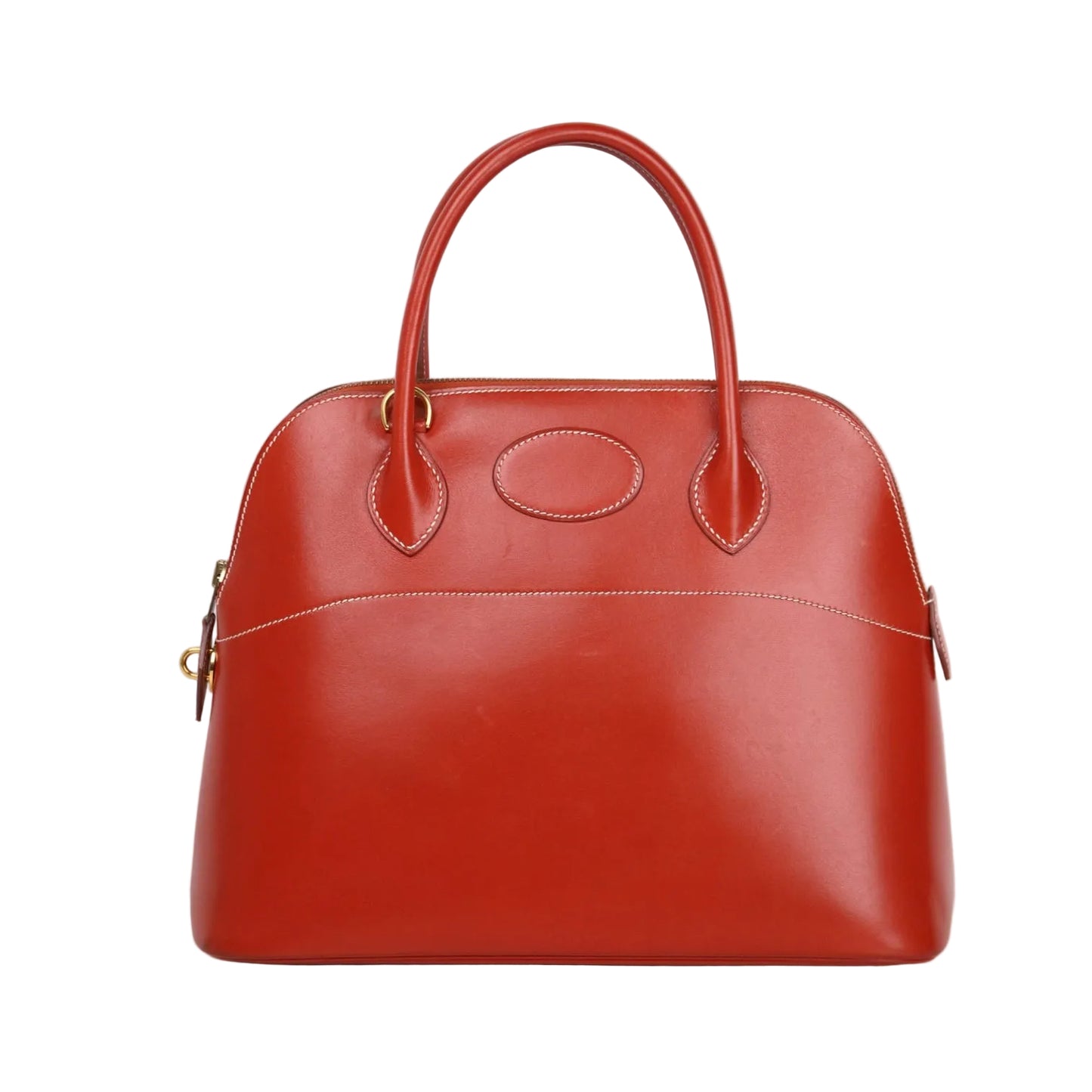 Hermes｜Bolide 31 Handbag Box Calf Brique 1995