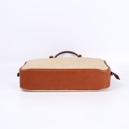 Hermes Plume Elan 28 Handbag in Peau de Porc/Crinoline 2002,bottom