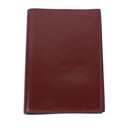 Hermes Journal Case Passport Cover in Box-calf Rouge H 1987,front view