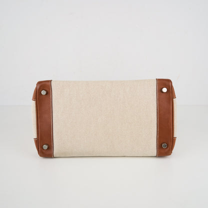 Hermes｜Birkin 30 Handbag  Barenia/Toile Faubourg Canvas 2003