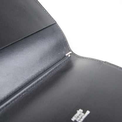 Hermes| Journal Case Passport Cover Black Box Calf 2000