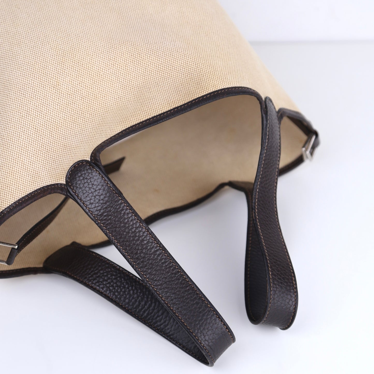 Hermes｜Picotin MM Handbag Toile Ebene 2004