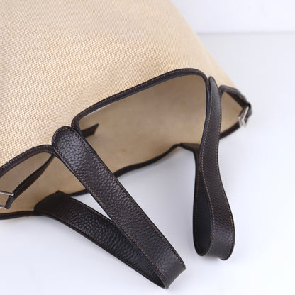 Hermes｜Picotin MM Handbag Toile Ebene 2004