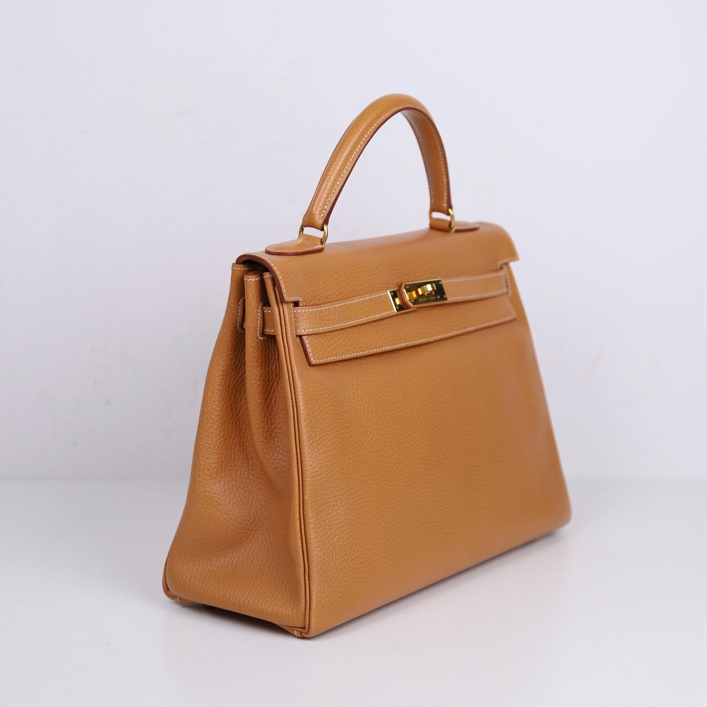 Hermes｜ Kelly 32 Handbag Natural Sable Vachette Ardenness 1998