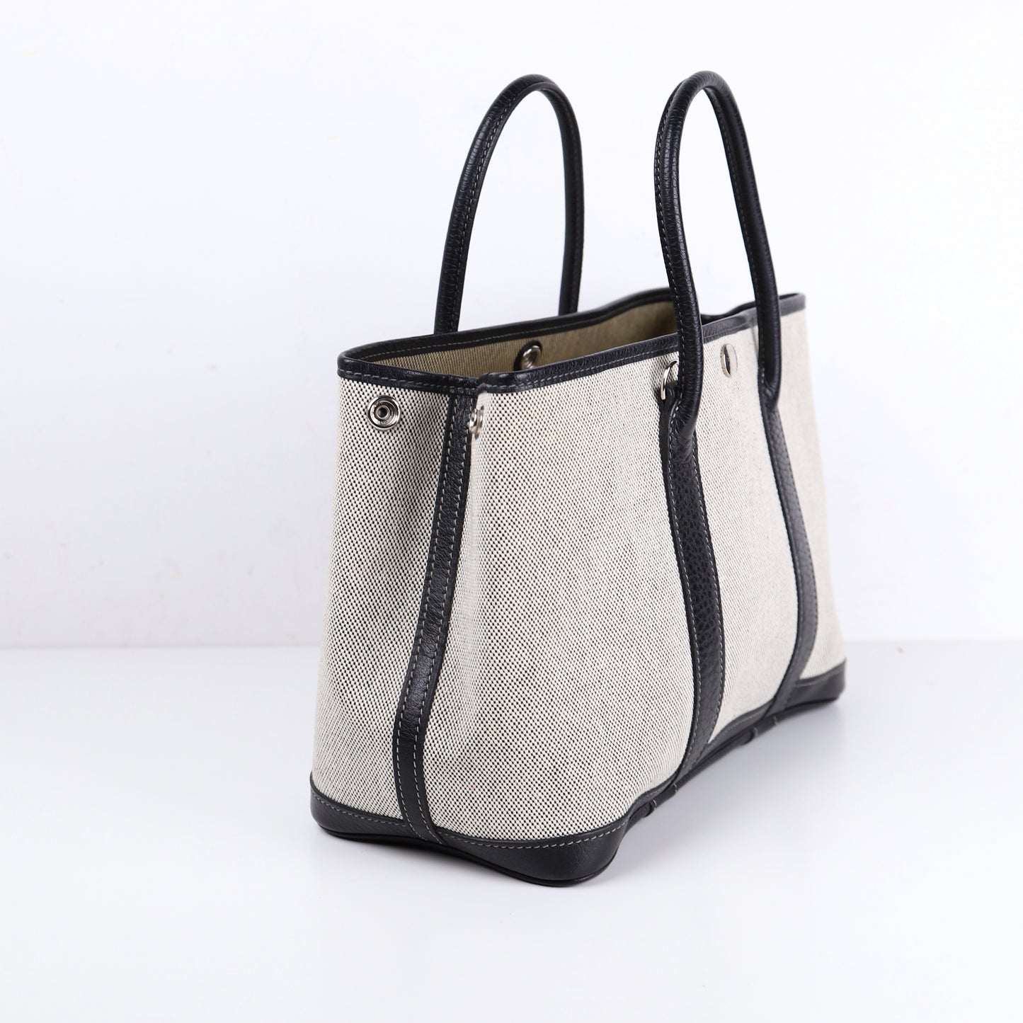 Hermes｜ Garden Party  TPM  Handbag Buffalo/Toile 2005