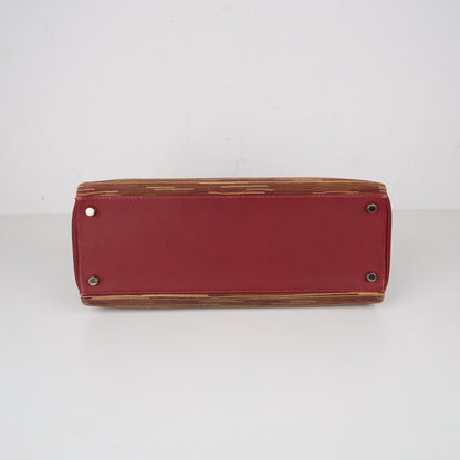 Hermes｜ Kelly 32 Handbag  Box  Calf  Vibrato 2002