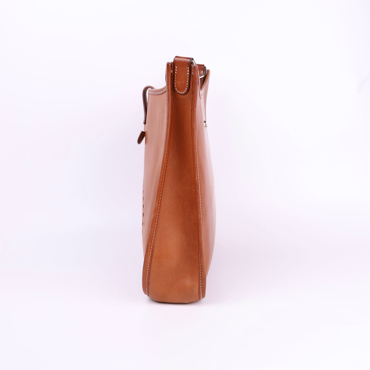 Hermes Evelyne PM in Barenia Fauve 2000 PHW, right side