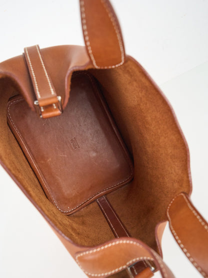 Hermes｜ Picotin PM Handbag  Barenia Faubourg 2004
