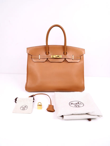 Hermes｜Birkin 35 Gold Gulliver 1998