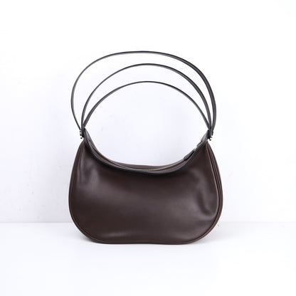 Hermès Caporal Handbag in Evercalf Ebene,front view 3