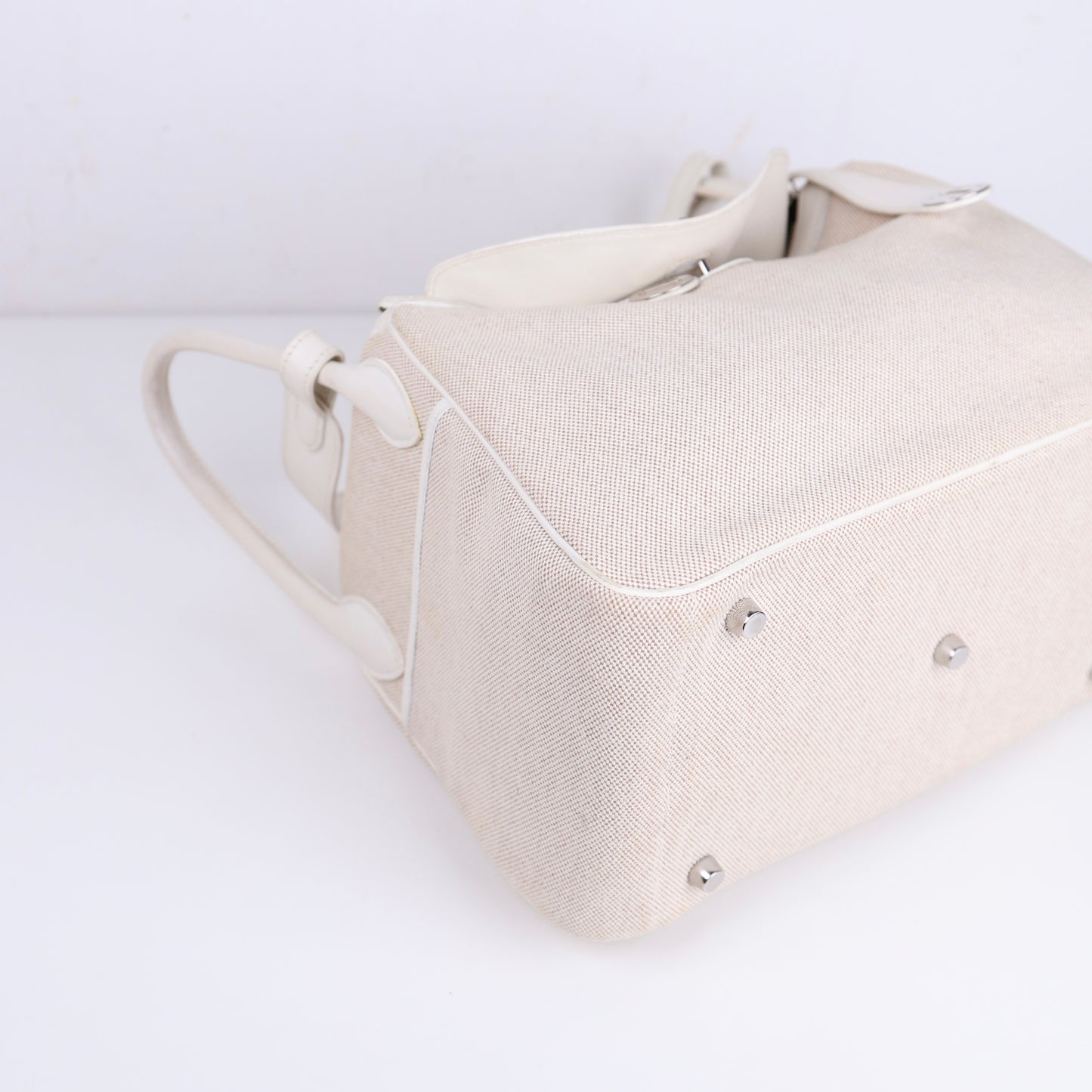 Hermes｜ Lindy 30 2-way Handbag  Black  Swift/Toile 2007