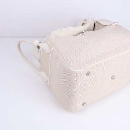 Hermes｜ Lindy 30 2-way Handbag  Black  Swift/Toile 2007