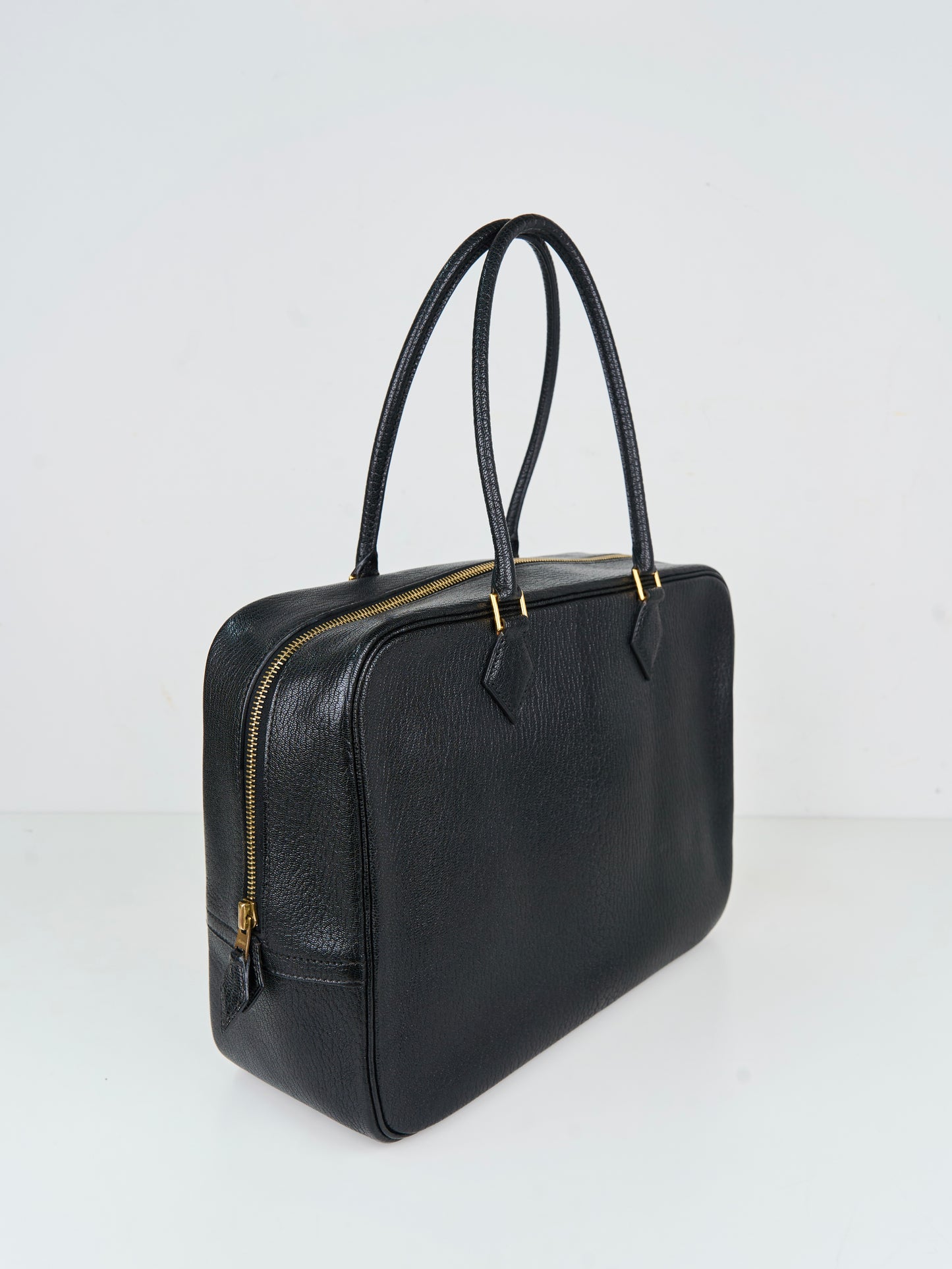 Hermes｜ Plume32 Black Coromandel Cherve