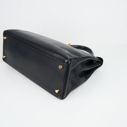 Hermes｜ Kelly32 Handbag Black Gulliver  1994