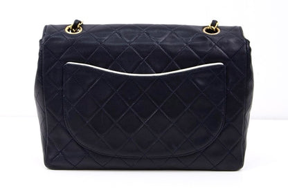 Chanel｜ Chain Shoulder Bag Lambskin Navy