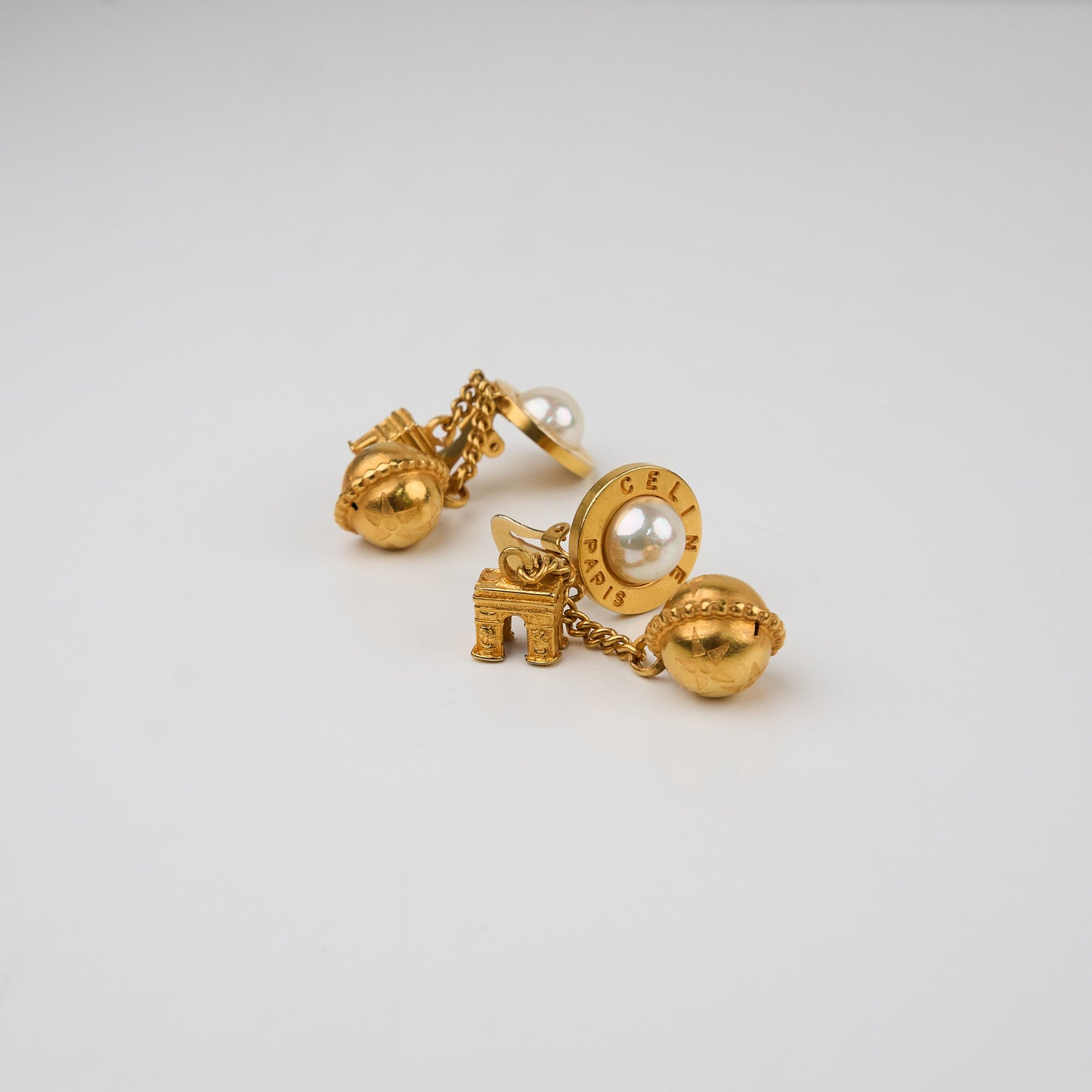 Celine｜ Rare Vintage  Earring star ball 1989
