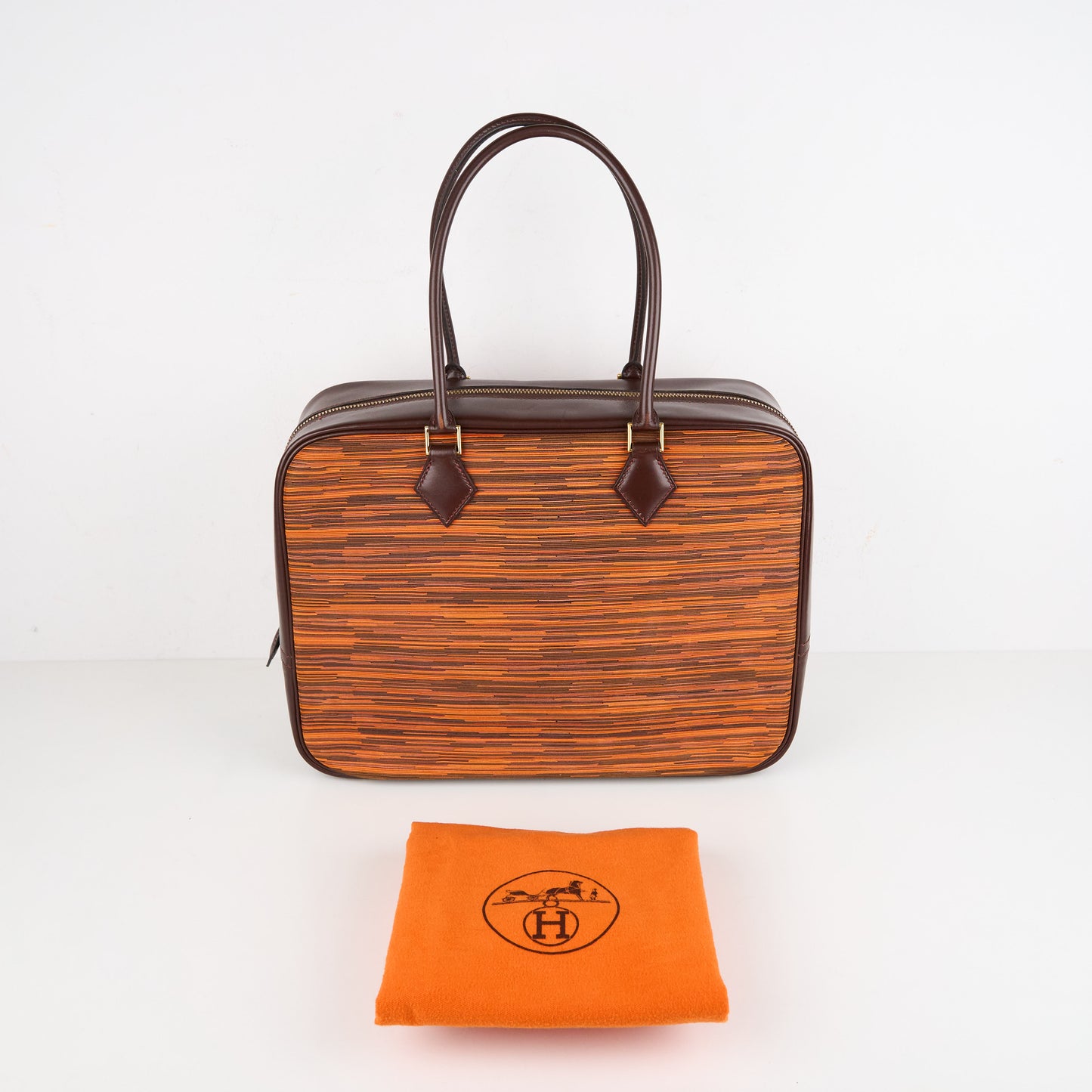 Hermes｜ Plume32 Handbag  Box Calf Vibrato 2002