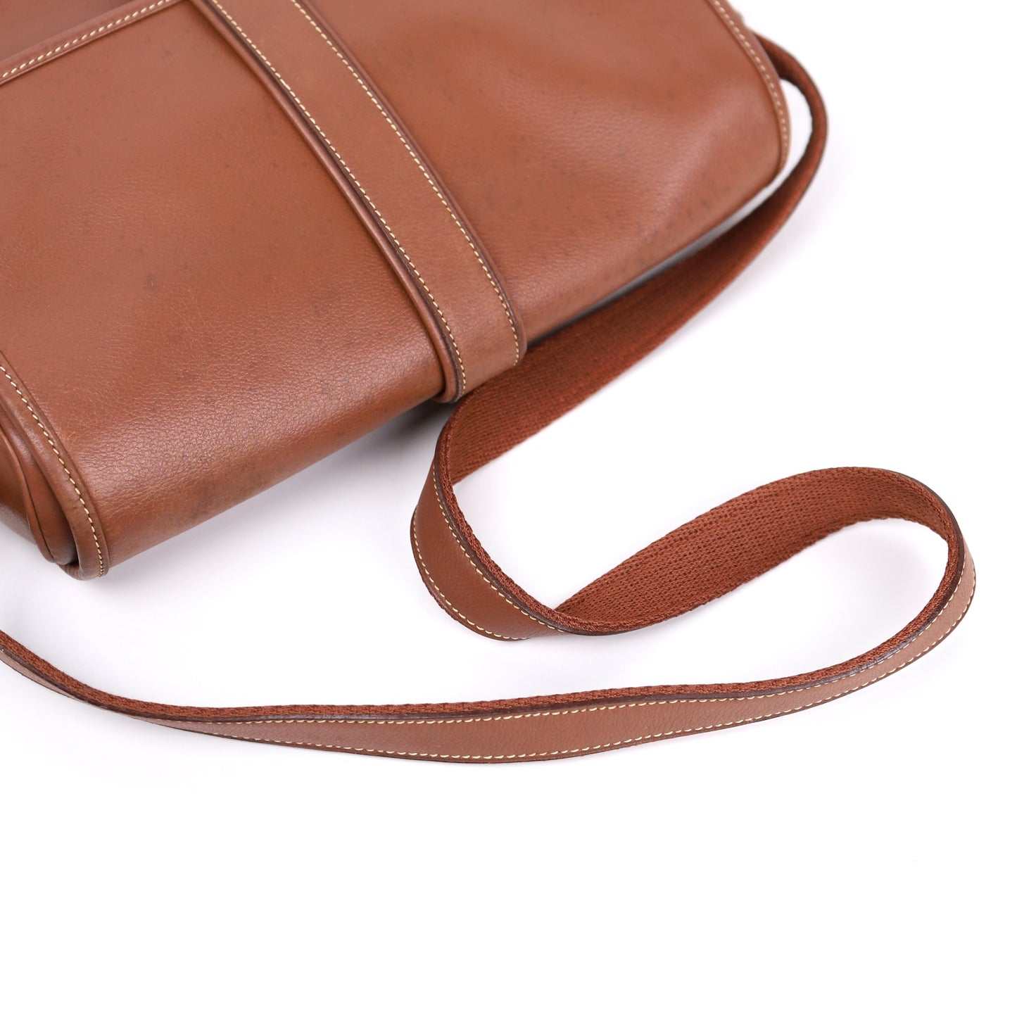 Hermes Noumea Shoulder Bag in Novillo Noisette 1985, shoulder strap