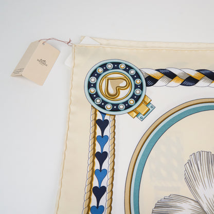 Hermes | Silk Scarf Carre 90 Harnais de Coeur