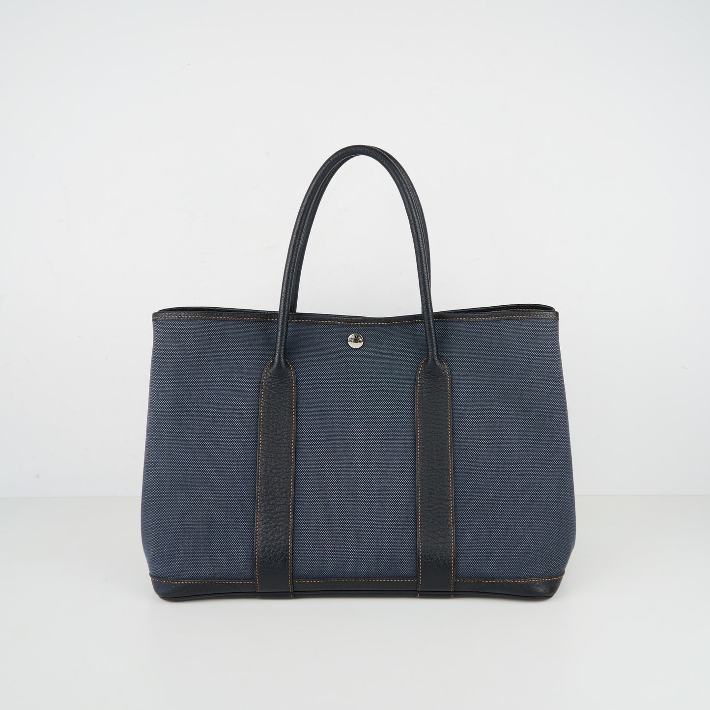 Hermes｜ Garden Party PM Handbag Denim Toile 2012
