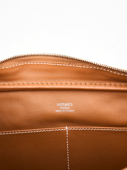 Hermes｜Plume elan 28 Handbag Gold swift 2013