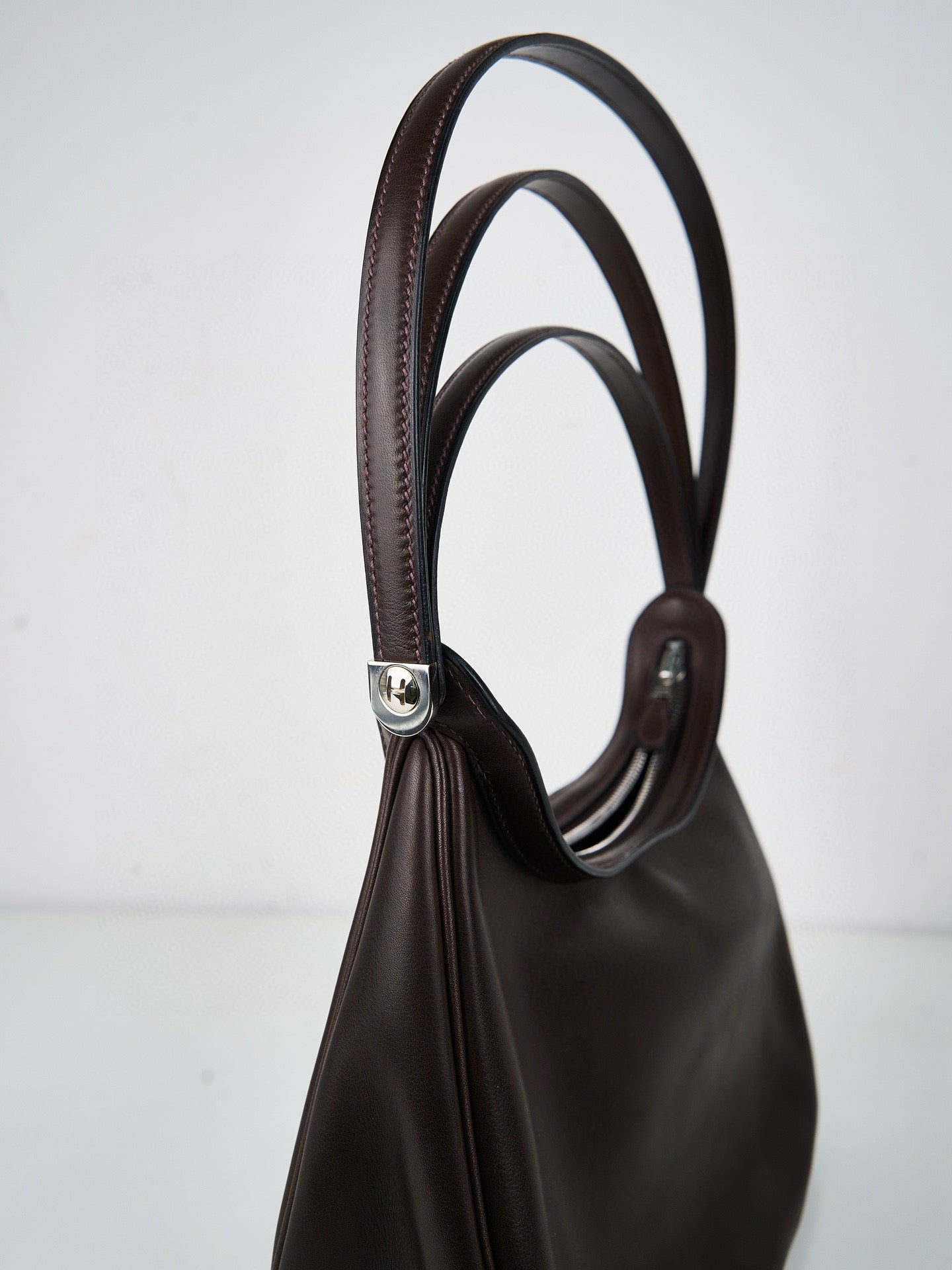 Hermes｜Caporal Handbag Barenia chocolate 2002  Margiela