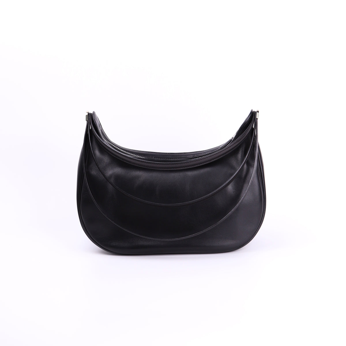 Hermes Caporal Handbag in Black Evercalf 2002 (Margiela Era)