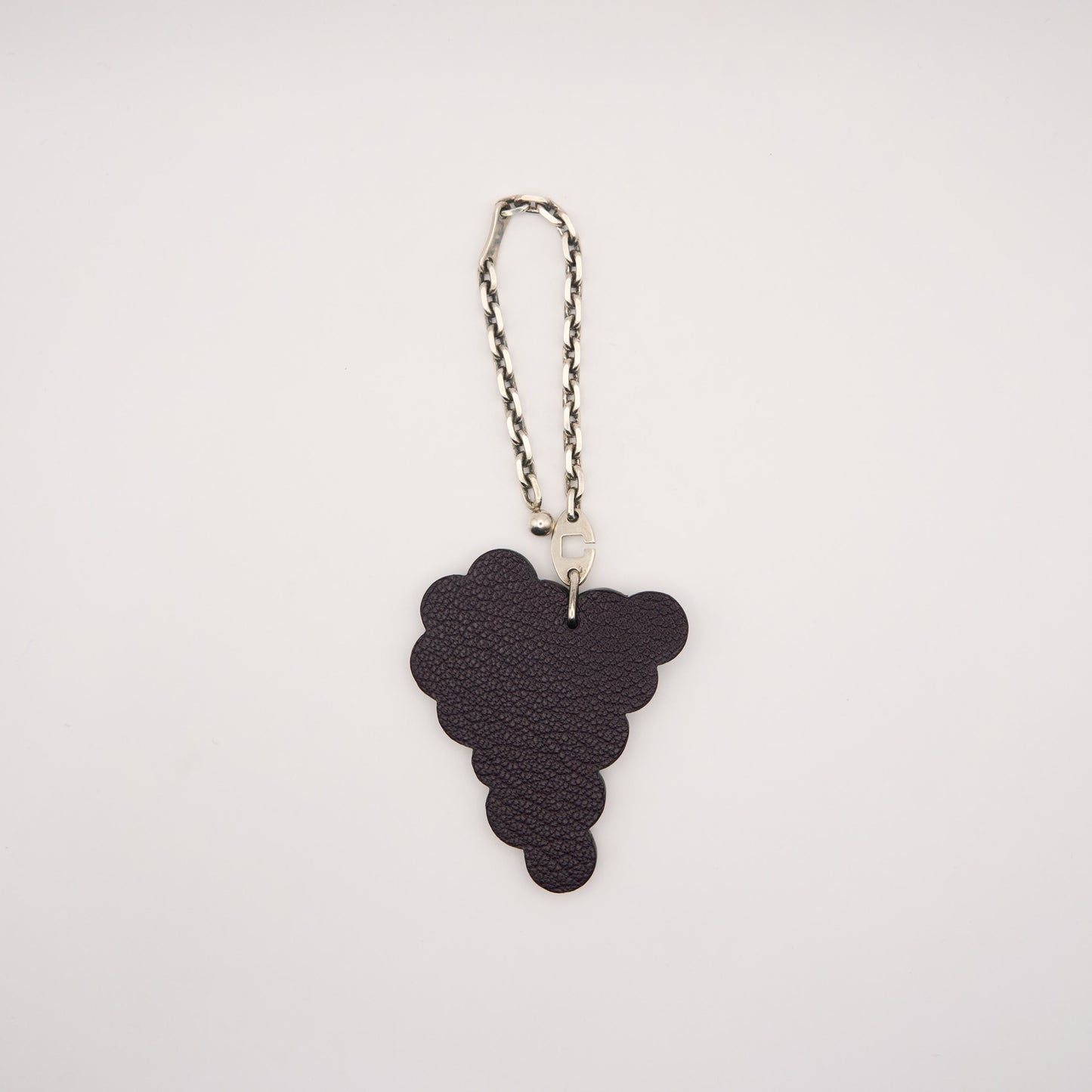 Hermes| S925 Key Chain  Bag Charm Chevre Grape  Raisin