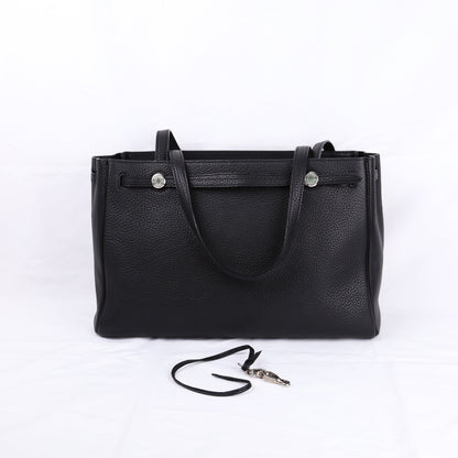 Hermes Cabana Tote Bag in Black Togo 2002
