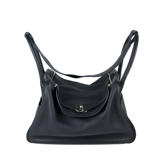 Hermes｜ Lindy 34 Shoulder bag Black Taurillon Clemence 2007