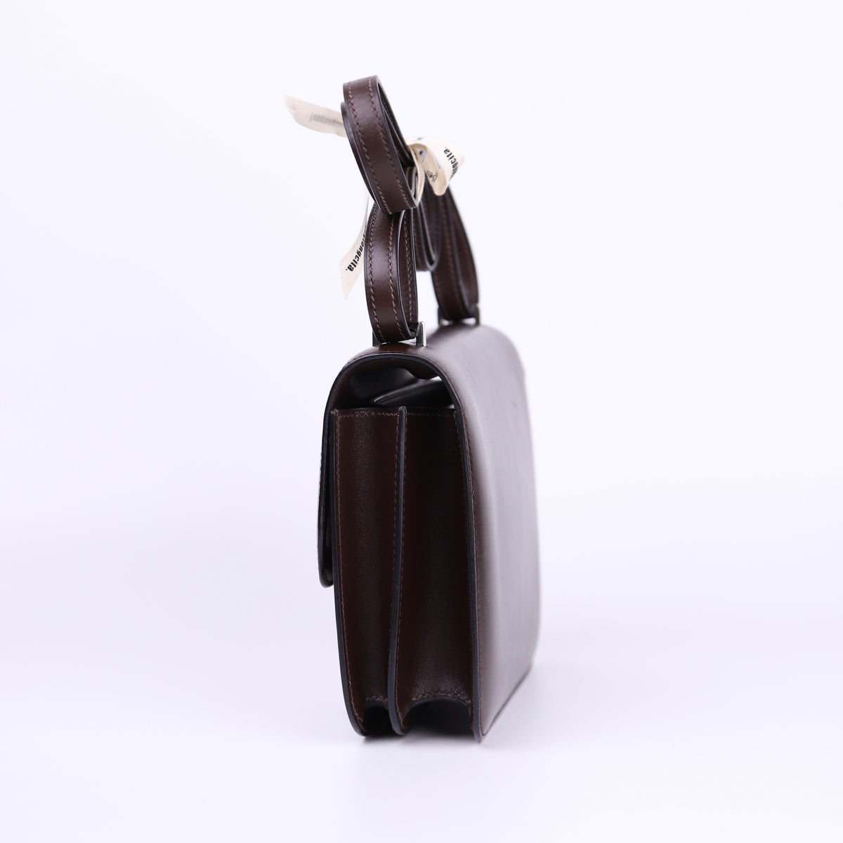 Hermes Constance 19 Shoulder Bag in Box-Calf Chocolat 2016 PHW, right view