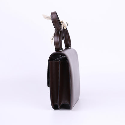 Hermes Constance 19 Shoulder Bag in Box-Calf Chocolat 2016 PHW, right view