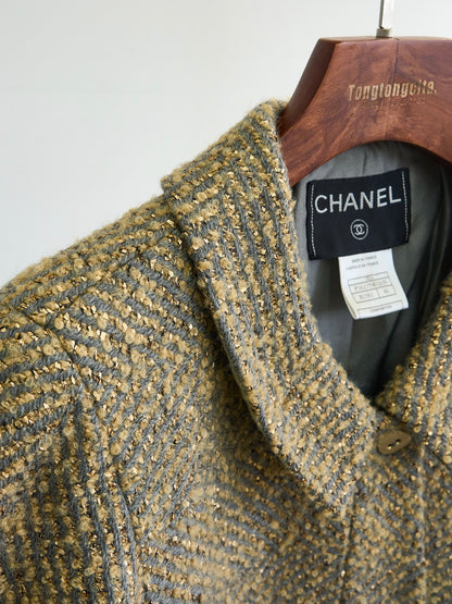 Chanel | Wool Silk Woven Suit Size 40 00A