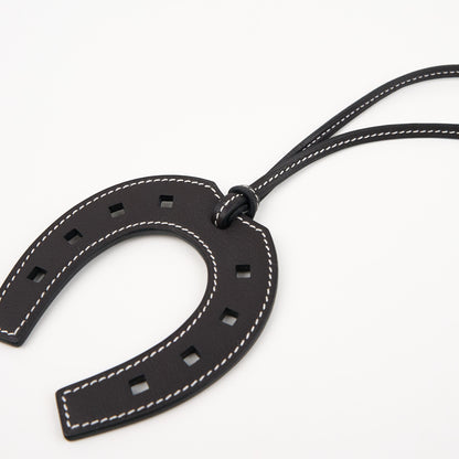 Hermes|Paddock Fer a Cheval Horse shoe Charm swift Ebene