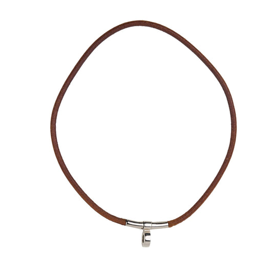 Hermes |Choker  Leather  Necklace