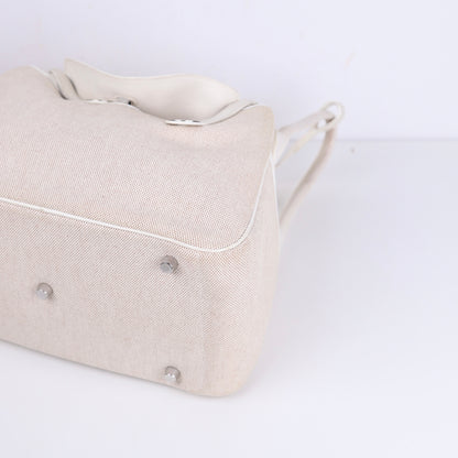 Hermes｜ Lindy 30 2-way Handbag  Black  Swift/Toile 2007
