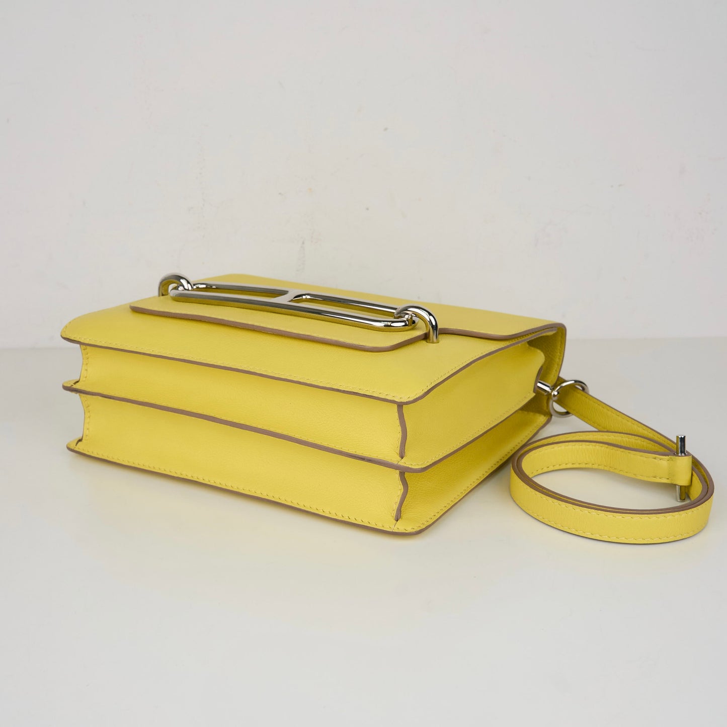 Hermes｜ Roulis 23 Shoulder bag  Lime Evercolor 2021