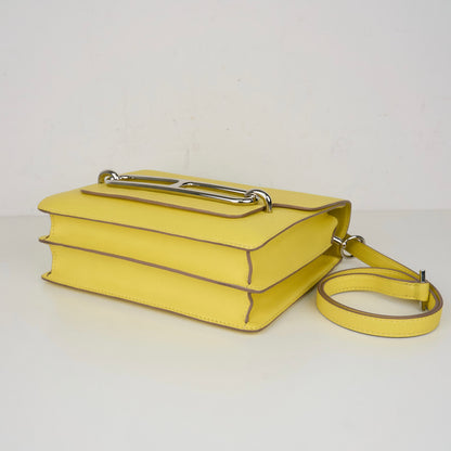 Hermes｜ Roulis 23 Shoulder bag  Lime Evercolor 2021