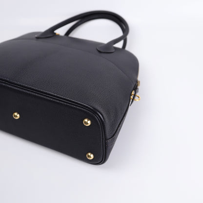 Hermes Bolide 31 in Chevre Bleu Indigo 2000,corner4
