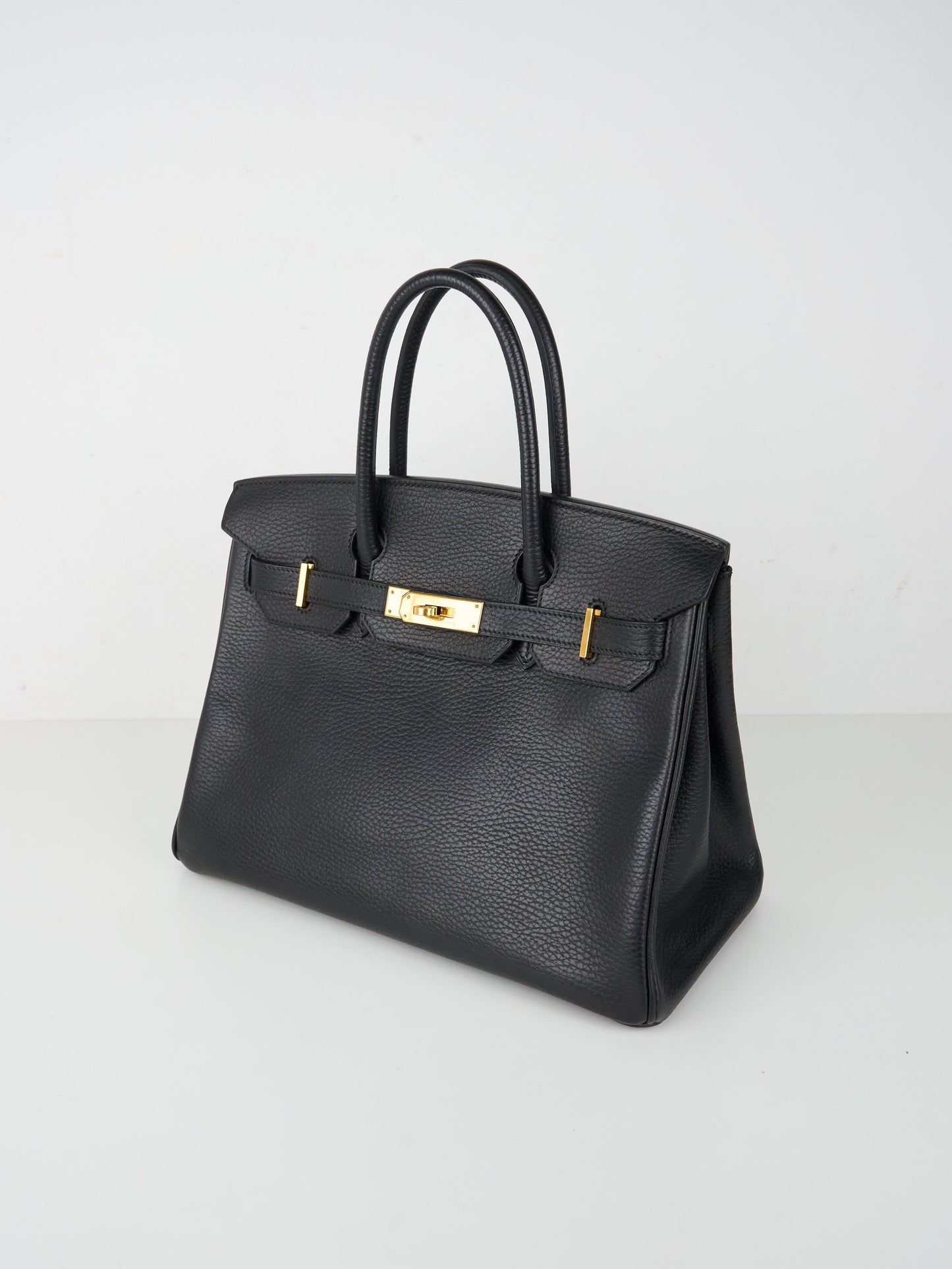 Hermes｜Birkin 30 Handbag  Vachette Ardennes Black  2003