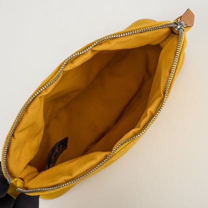 Hermes｜Bolide Cosmetic Pouch Toile Jaune
