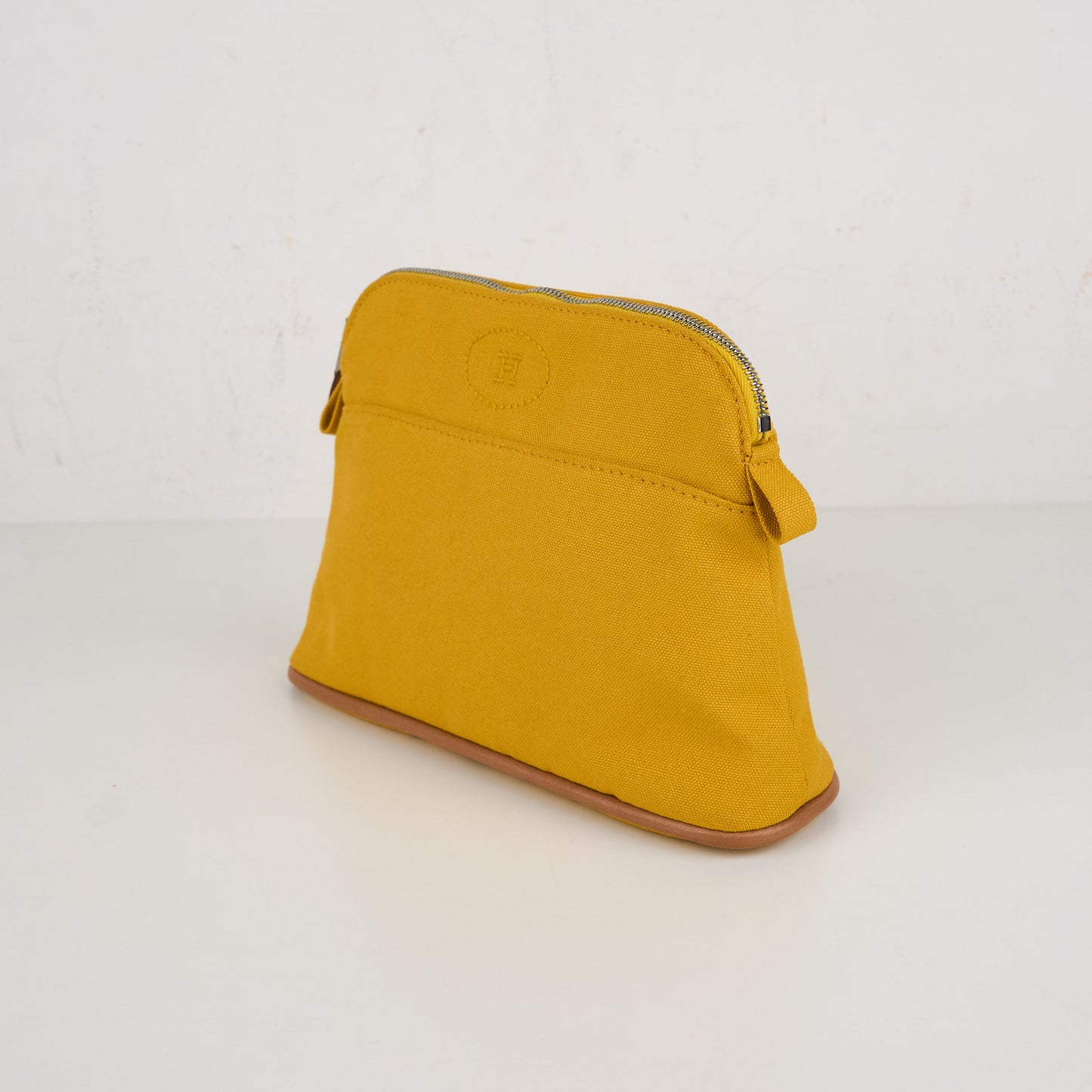 Hermes｜Bolide Cosmetic Pouch Toile Jaune