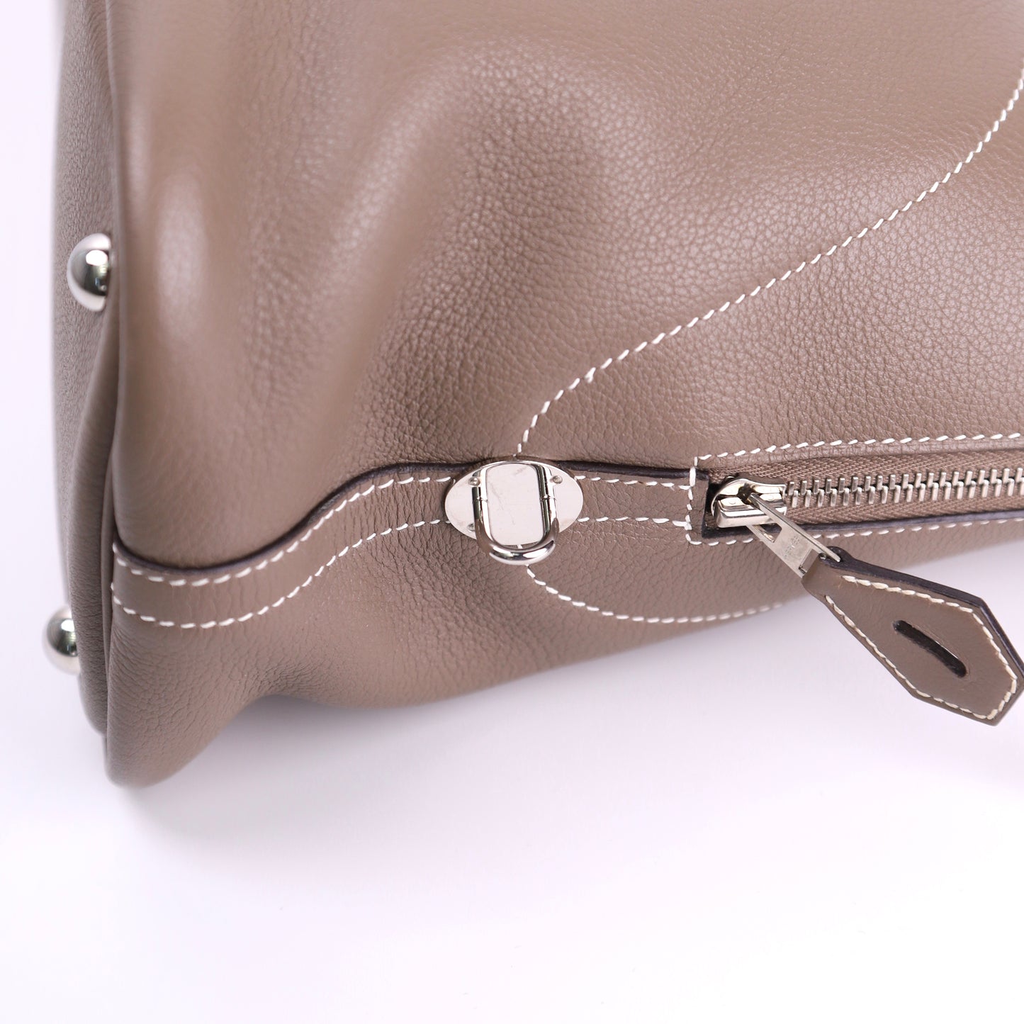Hermes Bolide Relax 35 Handbag in Novillo Etoupe 2015,hardware