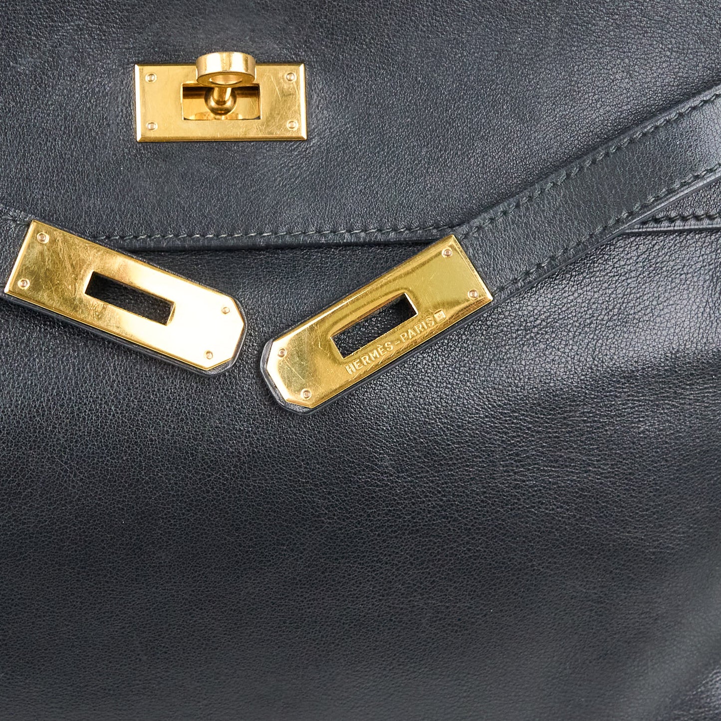 Hermes｜ Kelly32 Handbag Black Gulliver  1994