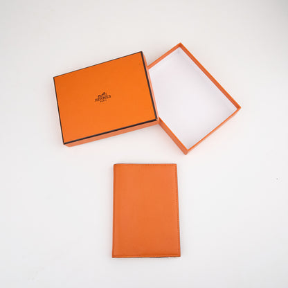 Hermes| Journal Case Passport Cover Orange Cherve 2006