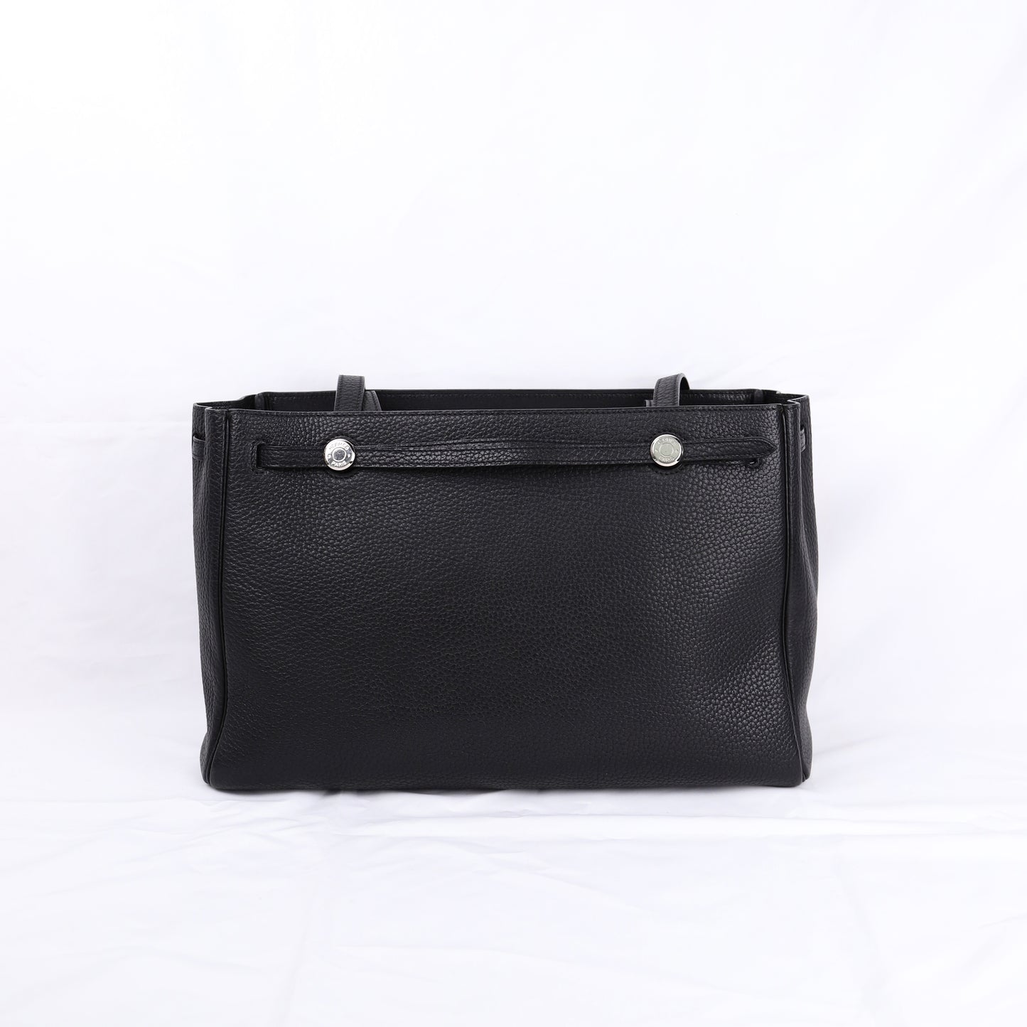 Hermes Cabana Tote Bag in Black Togo 2002