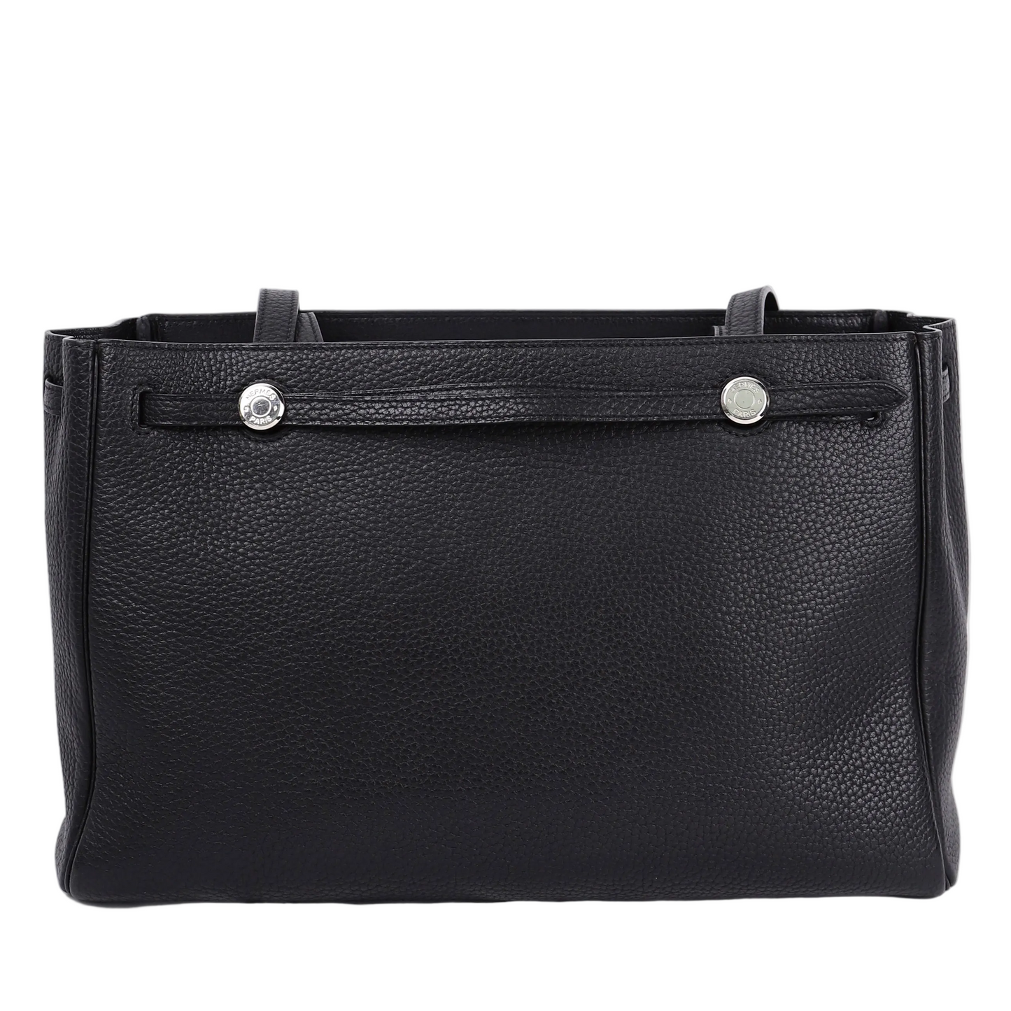Hermes Cabana Tote Bag in Black Togo 2002
