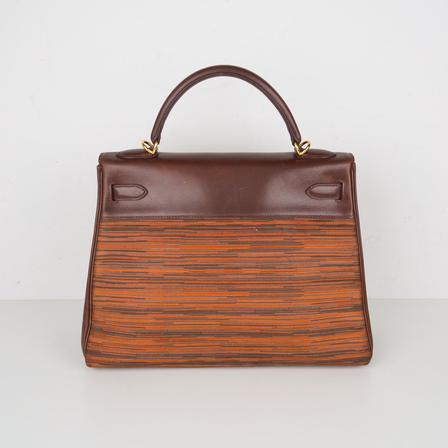 Hermes｜ Kelly 32 Handbag  Box  Calf  Vibrato 2002