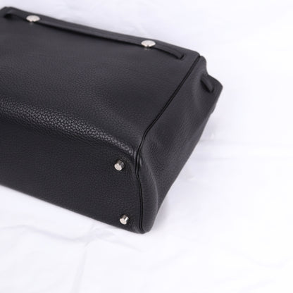 Hermes Cabana Tote Bag in Black Togo 2002