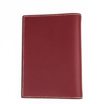 Hermes| Journal Case Passport Cover Chamonix Rouge H 2003